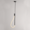 PENDANT LAMP LED 12W 3000K 536LM MALPO METAL+SILICON IP20 L18.5*H150 V43175PBK700