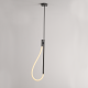 PENDANT LAMP LED 12W 3000K 536LM MALPO METAL+SILICON IP20 L18.5*H150 V43175PBK700