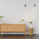 WALL LAMP LED 16W 3000K 980LM MALPO METAL+SILICON IP20 D4*H160 V43177WBK1600
