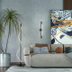 FLOOR LAMP LED 20W 3000K 690LM MALPO METAL+SILICON IP20 D30*H160 V43178FBK1600