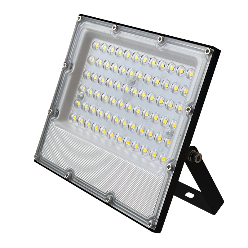 LED SMD BLACK FLOOD LUMINAIRE IP65 30W 4000K 3600Lm 100-277V AC RA80 IK08 5YRS BREATHING VALUE J3040