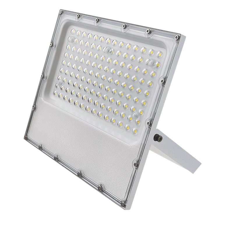 LED SMD WHITE FLOOD LUMINAIRE IP65 100W 4000K 12000Lm 100-277V AC RA80 IK08 5YRS BREATHING VALUE J10040W