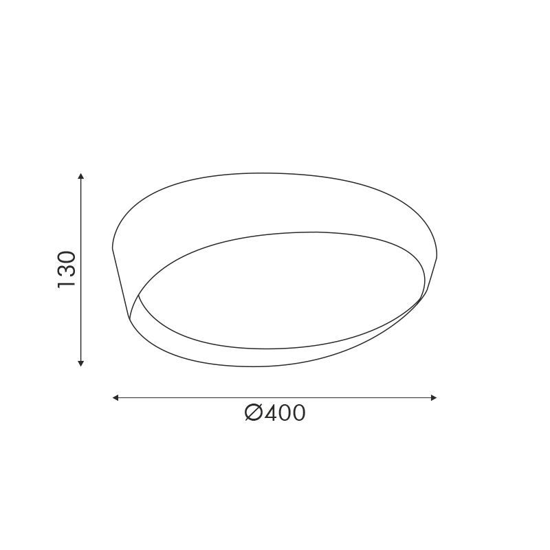 CEILING LAMP LED 32W 2500LM CCT IP20 WHITE METAL + ACRYLIC " HM219LEDPCCT