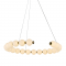 PENDANT LUMINAIRE LED 30W 2200LM 3000K IP20 GOLD ALUMINIOUM + ACRYLIC HM236LEDP80