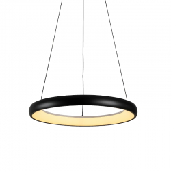 "PENDANT LUMINAIRE LED 32W 2500LM CCT IP20 BLACK METAL + ACRYLIC " HM23LEDP60BKCCT