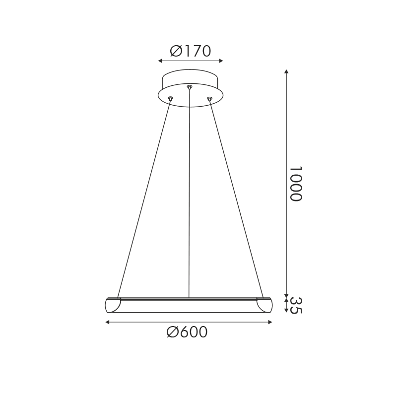 "PENDANT LUMINAIRE LED 32W 2500LM CCT IP20 BLACK METAL + ACRYLIC " HM23LEDP60BKCCT "PENDANT LUMINAIRE LED 32W 2500LM CCT IP20 BLACK METAL + ACRYLIC " HM23LEDP60BKCCT