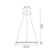 "PENDANT LUMINAIRE LED 32W 2500LM CCT IP20 BLACK METAL + ACRYLIC " HM23LEDP60BKCCT "PENDANT LUMINAIRE LED 32W 2500LM CCT IP20 BLACK METAL + ACRYLIC " HM23LEDP60BKCCT