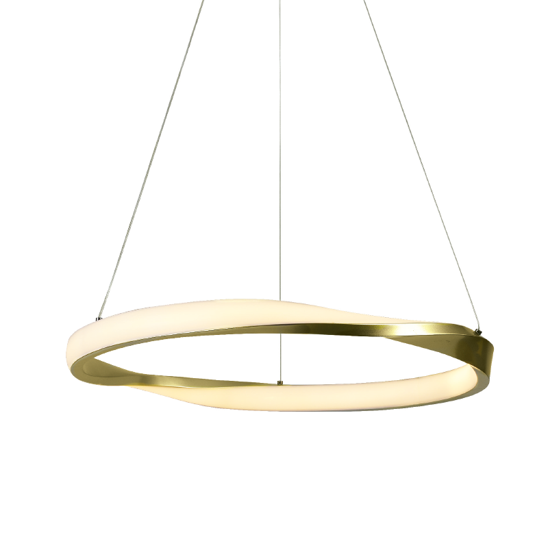 "PENDANT LUMINAIRE LED 42W 3300LM CCT IP20 GOLD METAL + ACRYLIC " HM24LEDP80GDCCT "PENDANT LUMINAIRE LED 42W 3300LM CCT IP20 GOLD METAL + ACRYLIC " HM24LEDP80GDCCT