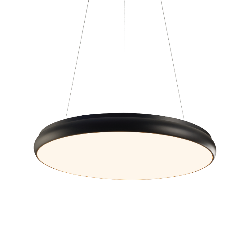 PENDANT LUMINAIRE LED 70W 5600LM CCT BLACK METAL D80XH8CM KALLISTA HM27LEDP80BKCCT
