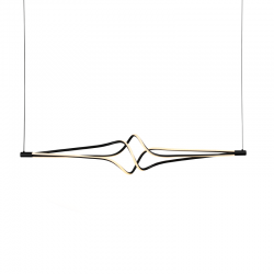 "PENDANT LAMP LED 48W 3800LM CCT IP20 BLACK ALUMINIUM + ACRYLIC " HM607LEDPBKCCT "PENDANT LAMP LED 48W 3800LM CCT IP20 BLACK ALUMINIUM + ACRYLIC " HM607LEDPBKCCT