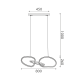 "PENDANT LUMINAIRE LED 42W 3300LM CCT IP20 GOLD STAINLESS STEEL + ACRYLIC " HM88LEDP3GDCCT "PENDANT LUMINAIRE LED 42W 3300LM CCT IP20 GOLD STAINLESS STEEL + ACRYLIC " HM88LEDP3GDCCT