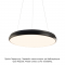 PENDANT LUMINAIRE LED 54W 4320LM CCT BLACK METAL D60XH8CM KALLISTA HM27LEDP60BKCCT