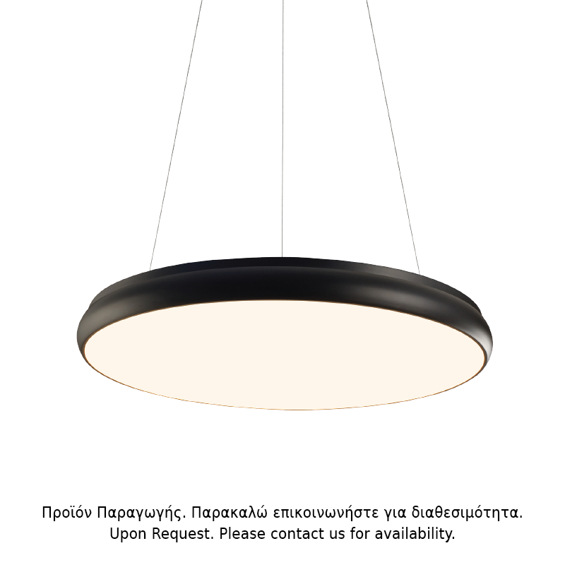 PENDANT LUMINAIRE LED 54W 4320LM CCT BLACK METAL D60XH8CM KALLISTA HM27LEDP60BKCCT