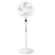 STAND FAN, WHITE WITH 5 TRANSPARENT BLADES, REMOTE CONTROL, TIMER, DIAM45, AC 55W FANSFPW10R