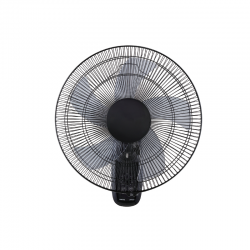 WALL FAN, BLACK WITH 5 TRANSPARENT BLADES, REMOTE CONTROL, TIMER, DIAM45, AC 50W FANWFPB20R WALL FAN, BLACK WITH 5 TRANSPARENT BLADES, REMOTE CONTROL, TIMER, DIAM45, AC 50W FANWFPB20R