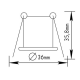 Down light for G4 lamp NM BS3153NRAB