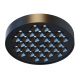 MINI BLACK MAGNETIC LUMINAIRE 24V DC 15W 4000K 1100LM 50° RA90 5YRS Φ122*32ΜΜ TREYE1540B