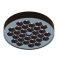 MINI BLACK MAGNETIC LUMINAIRE 24V DC 15W 4000K 1100LM 50° RA90 5YRS Φ122*32ΜΜ TREYE1540B