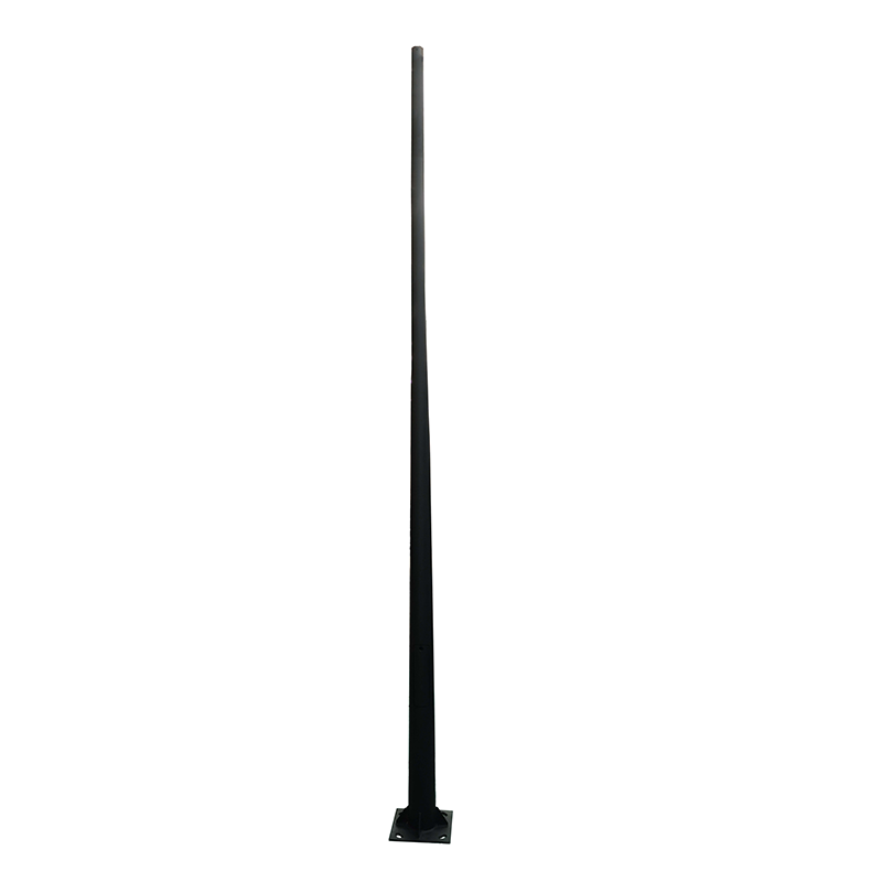 STEEL COLUMN Φ60/114 2 METERS 2,5mm CONICAL WITH MAINTANCE BOX RAL7016 F601142MCT