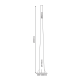 STEEL COLUMN Φ60/114 4 METERS 3mm CONICAL WITH MAINTANCE BOX RAL7016 F601144MCT