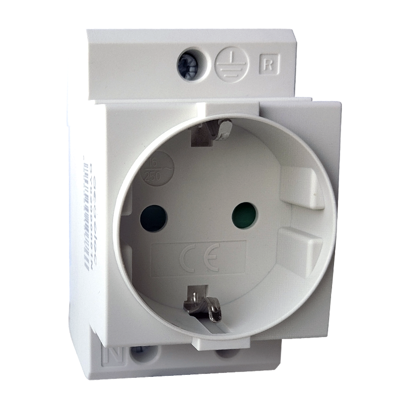DIN RAIL SOCKET Schuko-2P+E 16A  2,5M DY02090001N