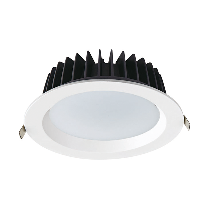 LED WHITE RECESSED DOWNLIGHT 40W 3000K 4600Lm 90° 230V AC Ra80 Φ230*77MM 5YRS VIDO4030N