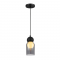 JULIETTE-PENDANT LAMP BLACK GLASS CONVENTIONAL IP20 1xE27 100xH1270mm LT1522PBK