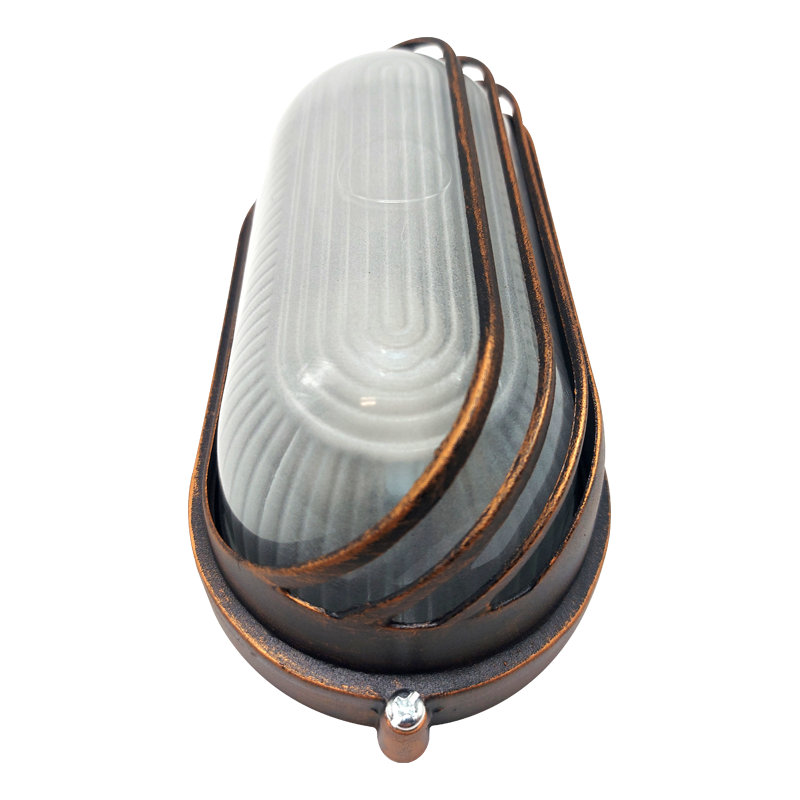 WALL LAMP 21cm WITH COVER RUST COLOR RAL C3619M HI5033R