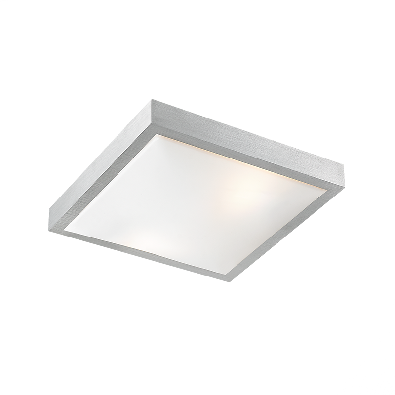 CEILING ACRYLIC SQUARE LIGHT 2ΧΕ27 27Χ27Χ7CM INDIANA DL461SN