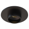 CAPI-FRONT PART 3 FOR SPOT RECESSED BLACK ALUMINUM CABINET (Φ44-Φ22.4MM)X9.6MM CAPIREC4422F