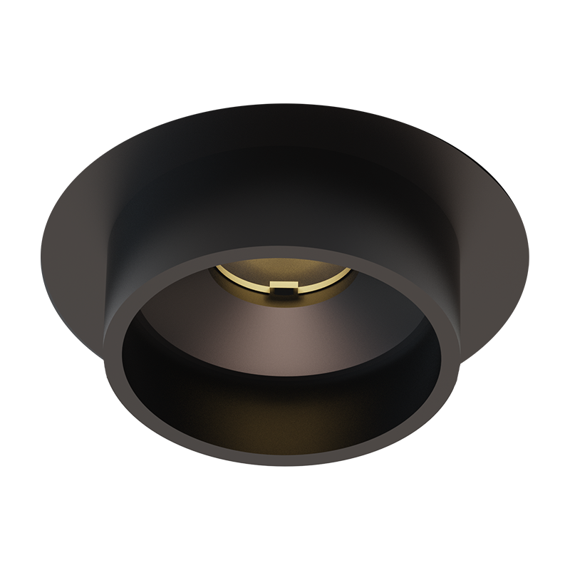 CAPISUR-FRONT PART 3 FOR SPOT RECESSED BLACK ALUMINUM CABINET (Φ32-Φ22.4MM)X8MM (EXTERIOR PART) CAPISUR3222F