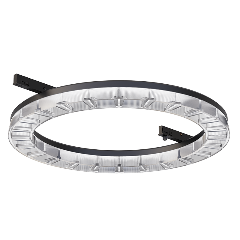 TKOR-MINI TRACK ROUND LINEAR LIGHT BLACK / WHITE 45° BEAM ANGEL 24W 3000K 24V DC 5 YEARS WARRANTY TKOR2430