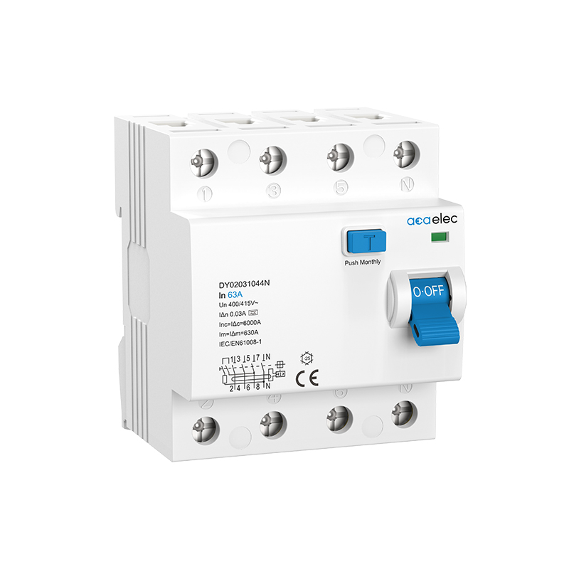 RCCB 4X63A 30MA 4M A-TYPE DY02031044N