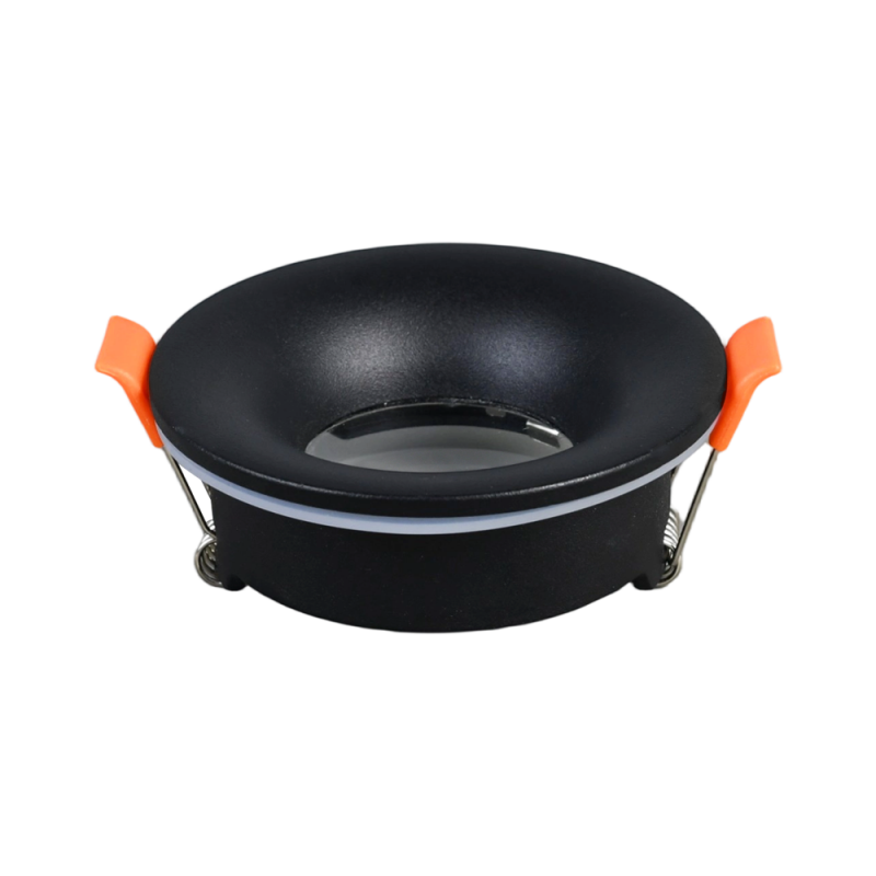 SPOT RECESSED FIXED BLACK CONVENTIONAL 1XGU10 IP54 Φ85Χ50ΜΜ GLGURBIP54