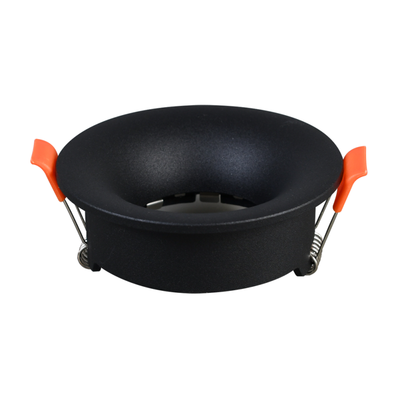 SPOT RECESSED FIXED BLACK CONVENTIONAL 1XGU10 IP20 Φ85Χ50ΜΜ GLGURBIP20