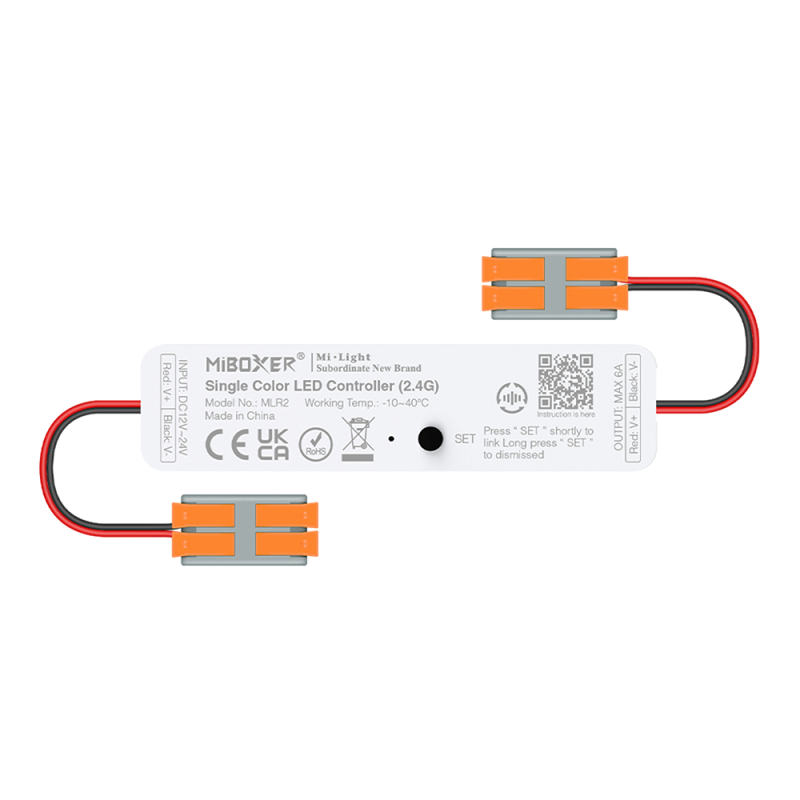 LED CONTROLLER, MINI SINGLE COLOR 2,4GHz (BARE WIRE) A-MLR2