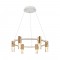 OASIS-PENDANT LAMP*6 SAND WHITE ALUMINIUM LED COB 43W CCT 2150LM IP20 606X606X1500MM CN6P43PGWCCT