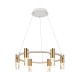 OASIS-PENDANT LAMP*6 SAND WHITE ALUMINIUM LED COB 43W CCT 2150LM IP20 606X606X1500MM CN6P43PGWCCT