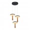 ASIAN-PENDANT LAMP*3 SAND BLACK ALUMINIUM LED SMD 32W CCT 2080LM IP20 385X1500MM CN3P32WBKCCT