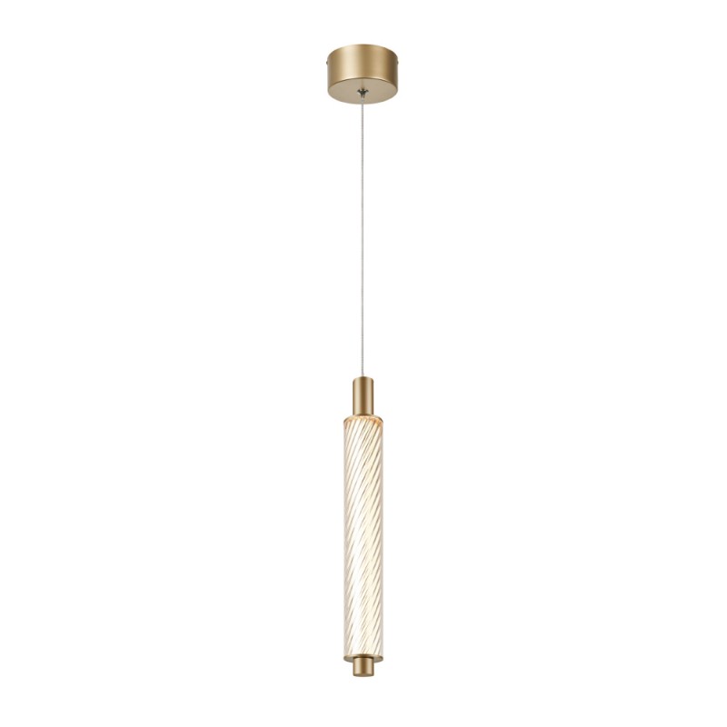 MYSTIQUE-PENDANT LAMP GOLD ALUMINIUM LED SMD 11W CCT 660LM IP20 45X45X1500MM CNP11GCCT
