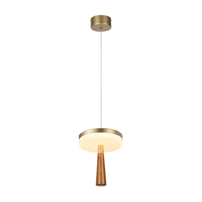 ASIAN-PENDANT LAMP GOLD ALUMINIUM LED SMD 11W CCT 715LM IP20 Φ164XXH1500MM CNP11WGCCT