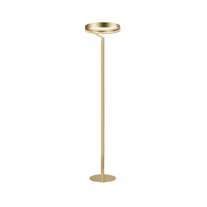 ROLLIE-FLOOR LAMP PAINTING GOLD ALUMINIUM  LED SMD 43W DIMMABLE 2700K 2150LM IP20 385X1700MM CNF43GDIM