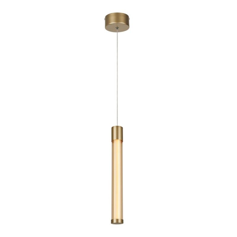 CANDELERA-PENDANT LAMP GOLD ALUMINIUM LED SMD 7W CCT 490LM IP20 85X1500MM CNP7GCCT