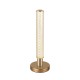 MYSTIQUE-TABLE LAMP GOLD ALUMINIUM LED SMD 7W DIMMABLE 2700K 420Lm IP20 120X120X385MM CNT7GDIM