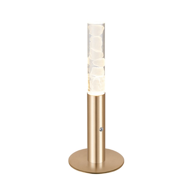 OASIS-TABLE LAMP GOLD ALUMINIUM LED COB 7W DIMMABLE 2700K 350LM IP20 150X150X380MM CNT7PGDIM