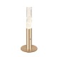 OASIS-TABLE LAMP GOLD ALUMINIUM LED COB 7W DIMMABLE 2700K 350LM IP20 150X150X380MM CNT7PGDIM