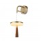 ASIAN-WALL LAMP GOLD ALUMINIUM LED SMD 11W CCT 715LM IP20 164X222X400-700MM CNW11WGCCT