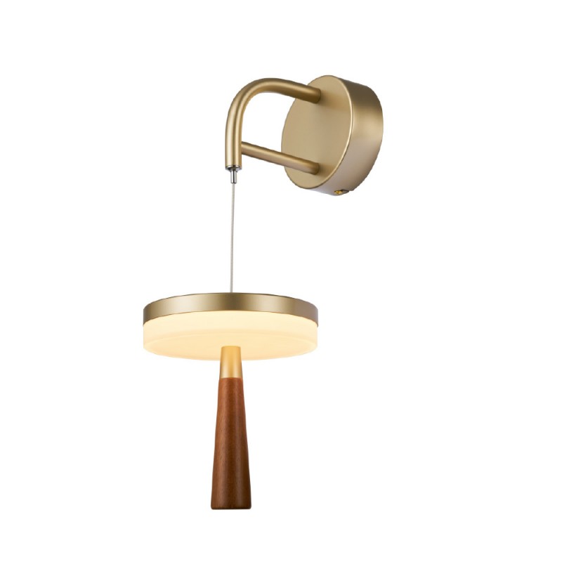 ASIAN-WALL LAMP GOLD ALUMINIUM LED SMD 11W CCT 715LM IP20 164X222X400-700MM CNW11WGCCT