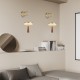 ASIAN-WALL LAMP GOLD ALUMINIUM LED SMD 11W CCT 715LM IP20 164X222X400-700MM CNW11WGCCT