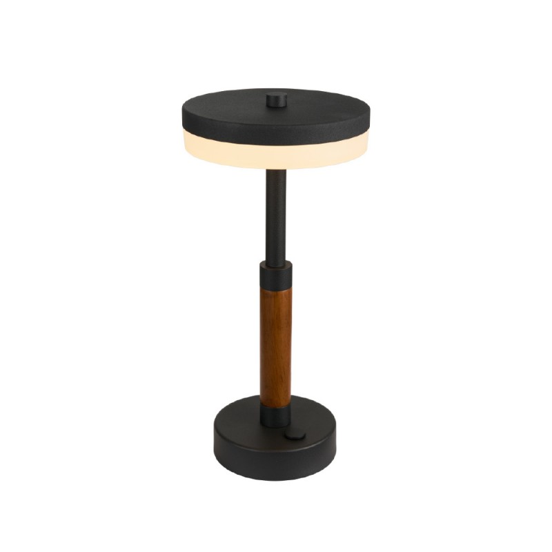 ASIAN-TABLE LAMP SAND BLACK ALUMINIUM LED SMD 11W DIMMABLE 2700K 715LM IP20 164X350MM CNT11WBKDIM